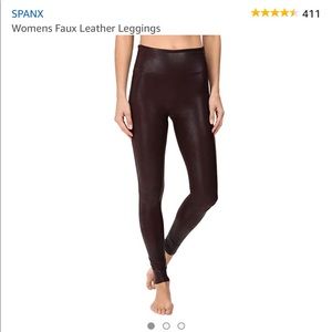 SPANX faux leather leggings